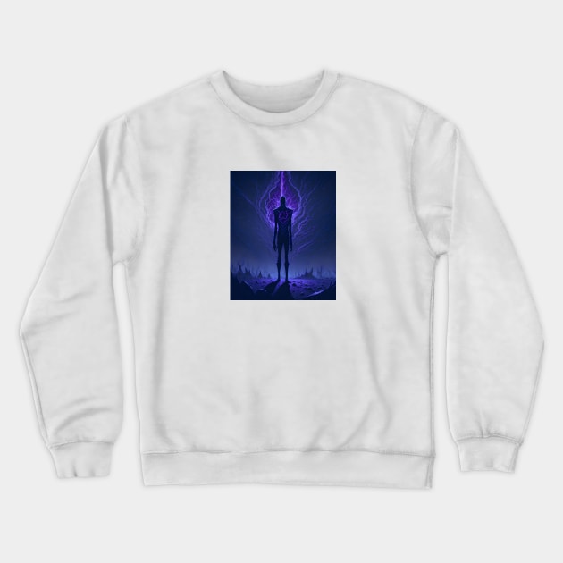 Enderman in Eerie Landscape Fan Art Crewneck Sweatshirt by onsyourtee